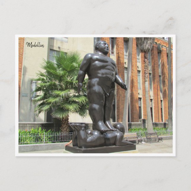 Cartão Postal estátua botero (Frente)