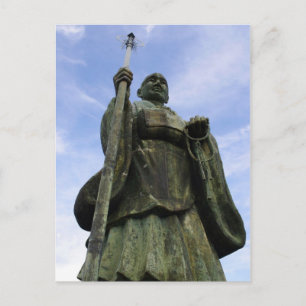 Cartão Postal Estátua budista de Imayama Kobo Daishi