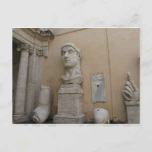 Cartão Postal estátua coloossal de Constantina