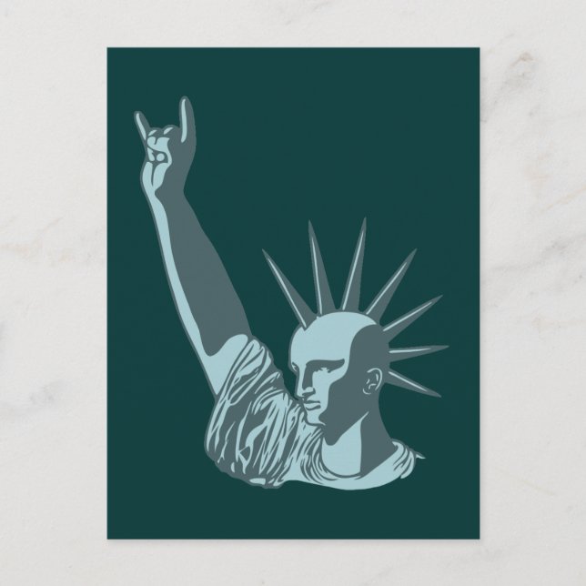 Cartão Postal Estátua da Dosagem Liberal (Frente)