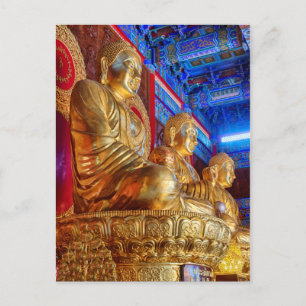 Cartão Postal estátua da imagem de Buda da China Tailandesa