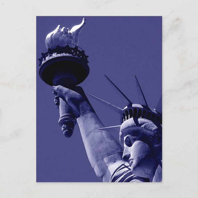 Cartão Postal Estátua da Liberdade (Frente)