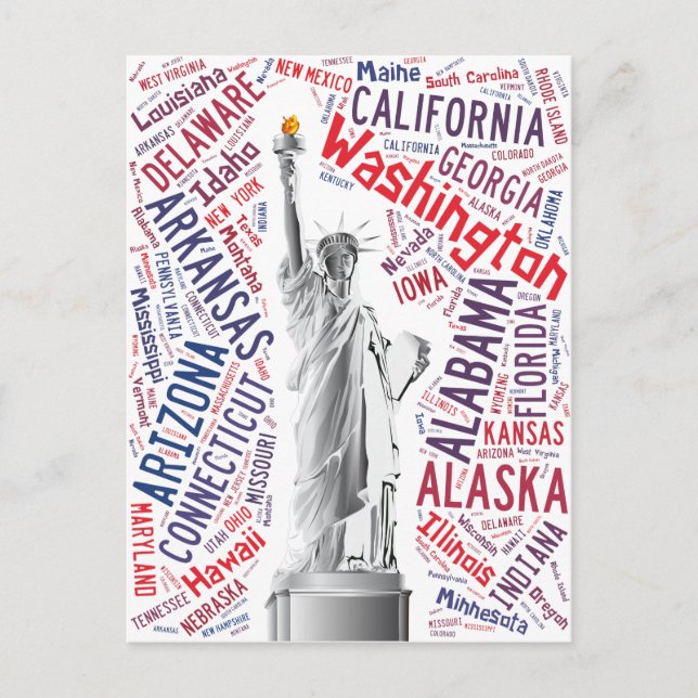 Cartão Postal Estátua da Liberdade (Frente)