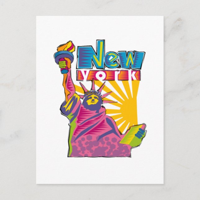 Cartão Postal Estátua da Liberdade (Frente)