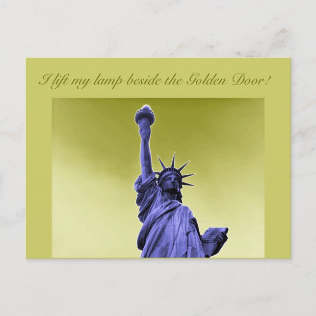 Cartão Postal Estátua da Liberdade (Frente)