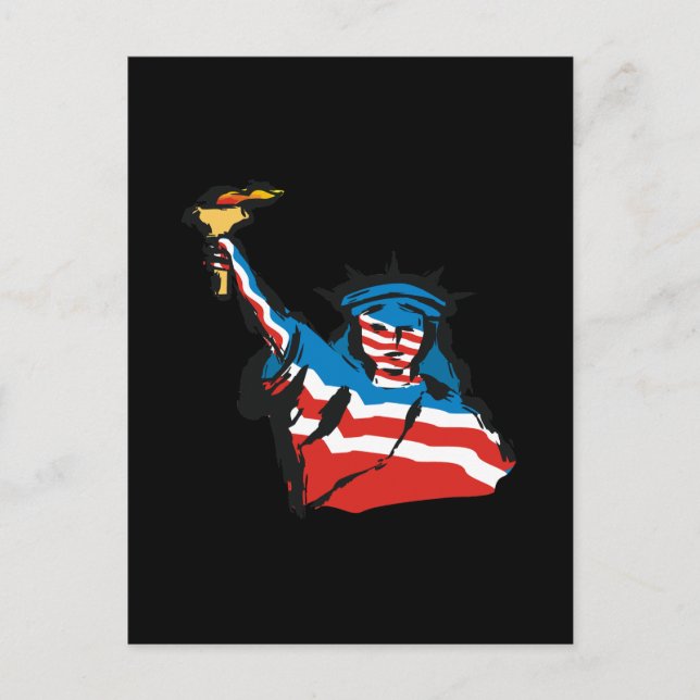 Cartão Postal Estátua Da Liberdade (Frente)