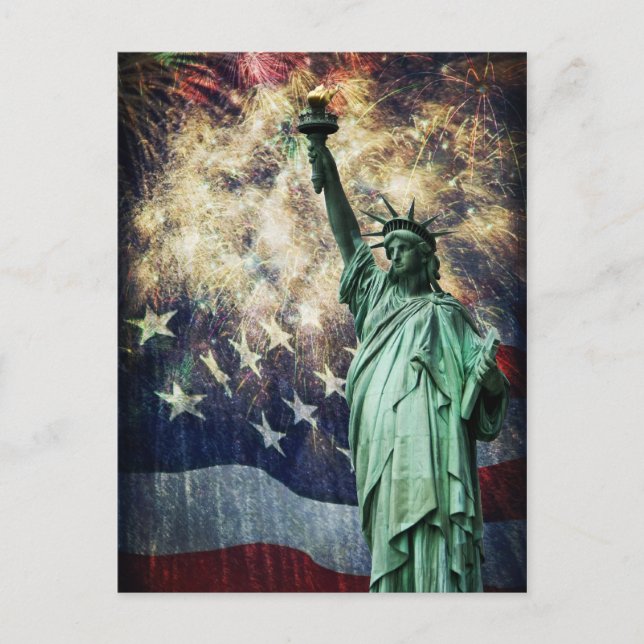 Cartão Postal Estátua da Liberdade (Frente)