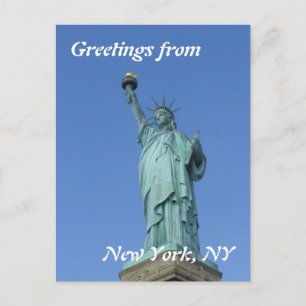 Cartão Postal Estátua da Liberdade