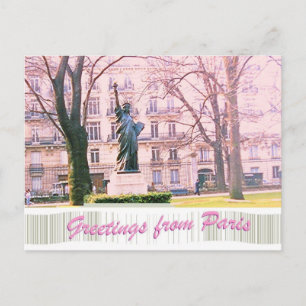 Cartão Postal Estátua da Liberdade de Paris