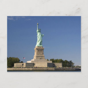 Cartão Postal Estátua da Liberdade na Ilha da Liberdade em Nova 