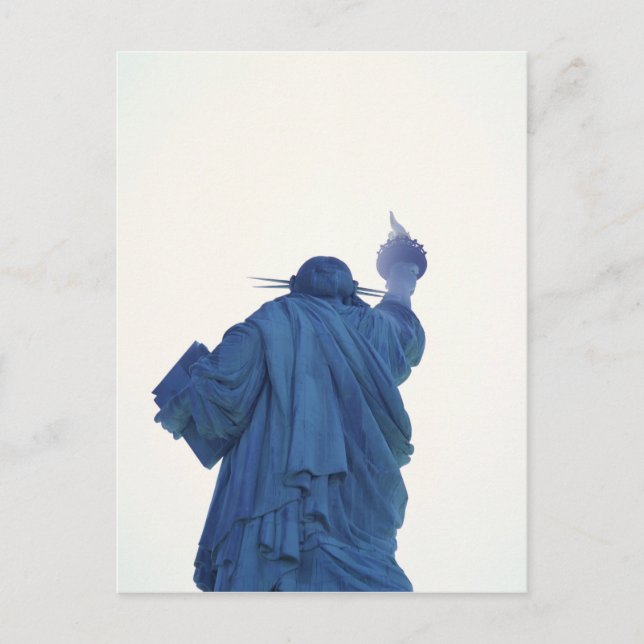 Cartão Postal Estátua da liberdade, New York, EUA RF) (Frente)