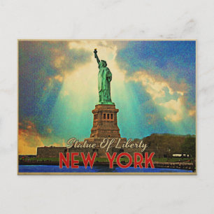 Cartão Postal Estátua Da Liberdade NYC
