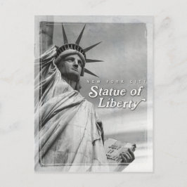 Cartão Postal Estátua da Liberdade vintage