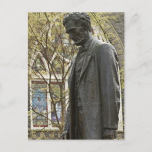 Cartão Postal Estátua de Abraham Lincoln, Portland, Oregon