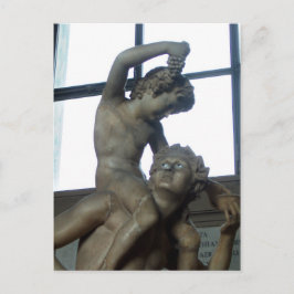 Cartão Postal Estátua de Baco no Vaticano ~ Roma, Itália