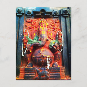 Cartão Postal estátua de Deus Ganesha