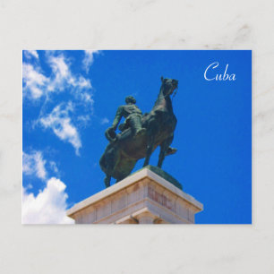 Cartão Postal estátua de havana cavalo