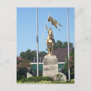 Cartão Postal Estátua de Joana d'Arc