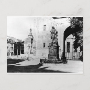 Cartão Postal Estátua de Johann Sebastian Bach