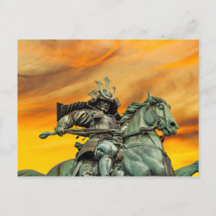 Cartão Postal Estátua de Kusunoki Masashige, Japão
