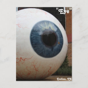 Cartão Postal Estátua de Olhos # 2