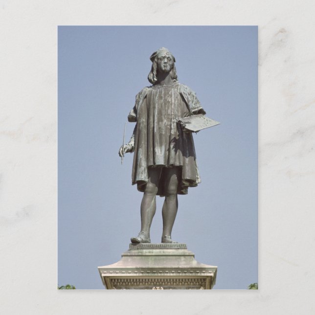 Cartão Postal Estátua de Raphael Sanzio de Urbino, 1897 (Frente)