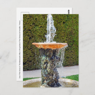 Cartão Postal Estátua do Beco Marmousets em Versalhes