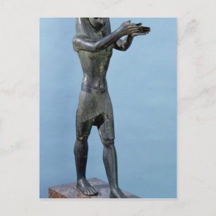 Cartão Postal Estátua do Cavalo de Deus Fazer uma Bebida
