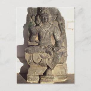Cartão Postal Estátua do Deus hindu Brahma
