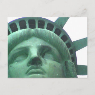 Cartão Postal Estátua do Efeito do Petróleo da Liberdade