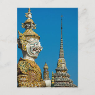Cartão Postal Estátua do Guardião de Bangkok