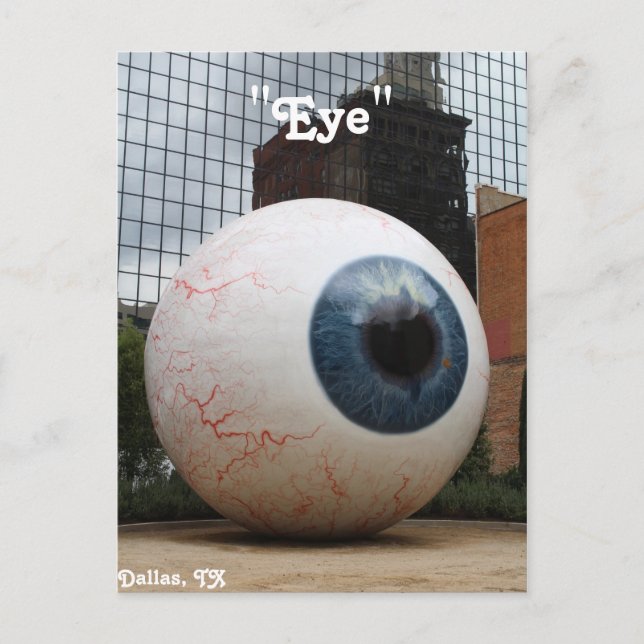 Cartão Postal Estátua do Olho # 4 (Frente)