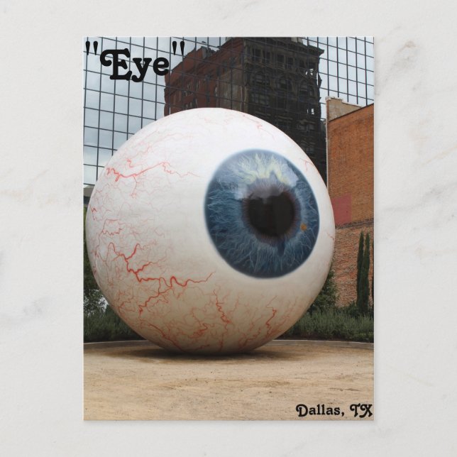 Cartão Postal Estátua dos Olhos # 3 (Frente)