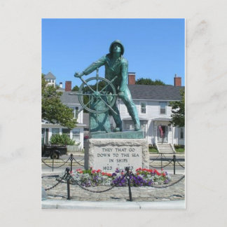 Cartão Postal estátua dos pescadores
