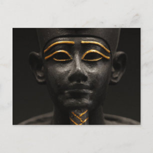 Cartão Postal Estátua egípcia de Osiris
