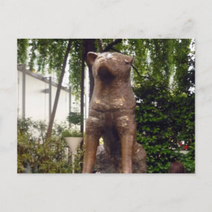 Cartão Postal estátua hachiko shibuya
