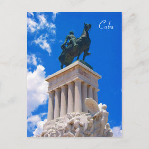 Cartão Postal estátua havana