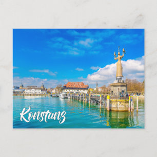 Cartão Postal Estátua Imperia, Konstanz, Alemanha
