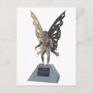 Cartão Postal Estátua Mothman de Point Pleasant West Virginia