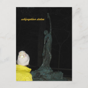 Cartão Postal Estátua no Parque Estadual de Corrida da Turquia