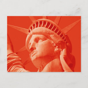 Cartão Postal Estátua Vermelha da Liberdade