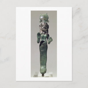 Cartão Postal Estatueta de uma deusa fenícia, da Phoeni