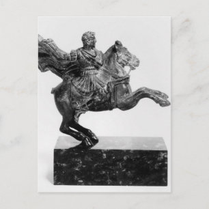 Cartão Postal Estatueta equestre de Alexandre, o Excelente