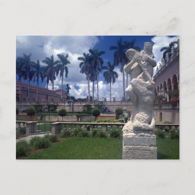 Cartão Postal Estatuto de Marble, Museu John e Mabel Ringling (Frente)
