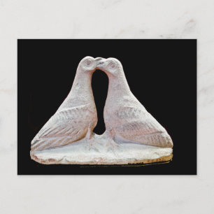 Cartão Postal Estatuto dos beija-flores do Museu de Chipre