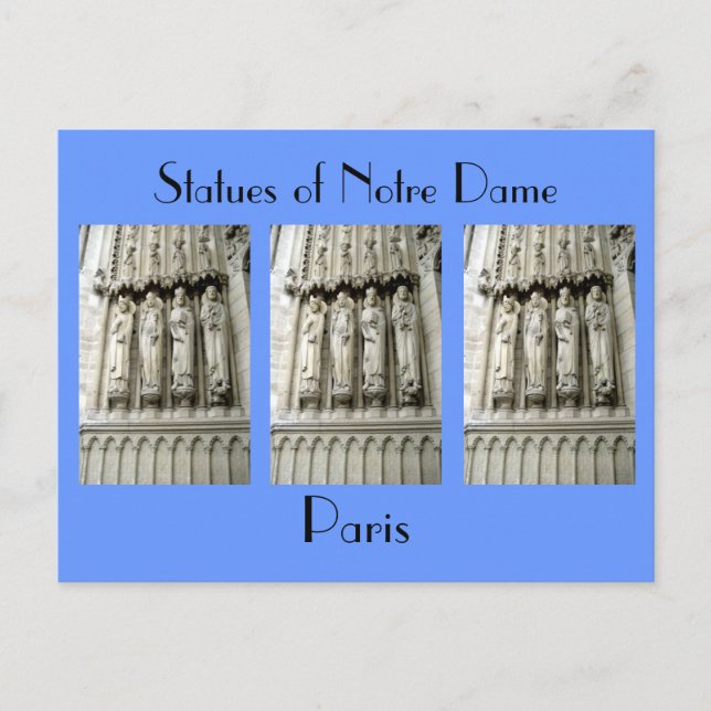 Cartão Postal Estatutos da Notre Dame (Frente)
