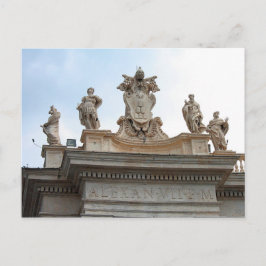 Cartão Postal Estatutos da Praça de Peter da Rua na Cidade do Va