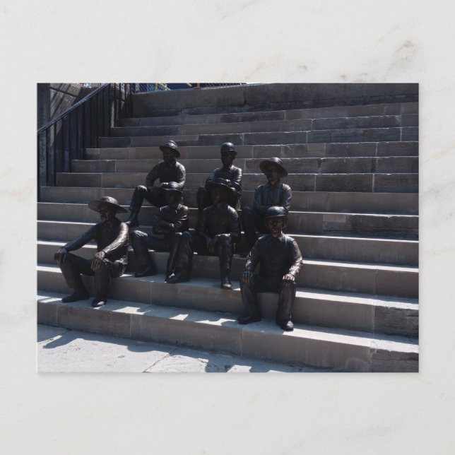 Cartão Postal Estatutos dos Trabalhadores do Canal do Erie (Frente)