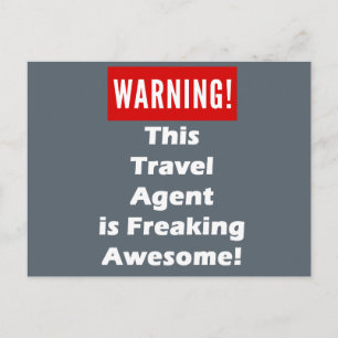 Cartão Postal Este agente de viagens é Freaking impressionante!