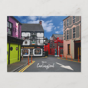 Cartão Postal Este é Carlingford-Irlanda